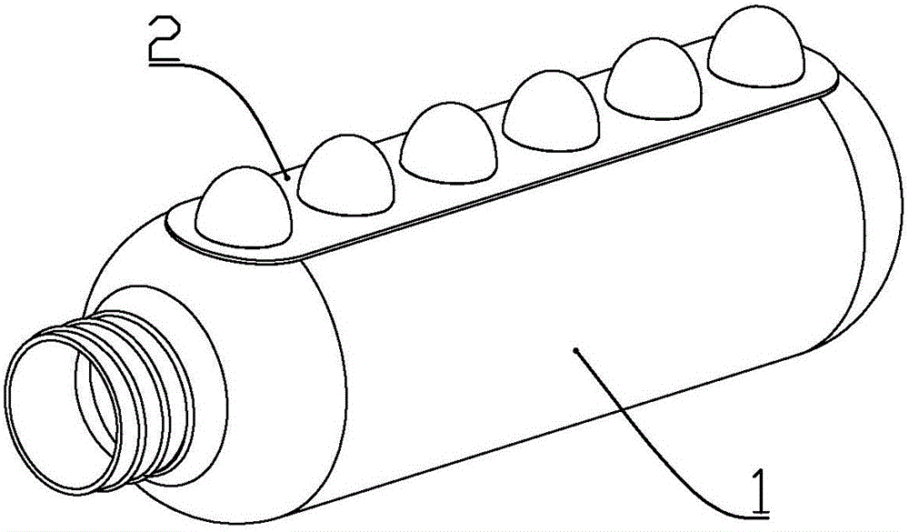 Manufacturing method for water storage bottle of water gun