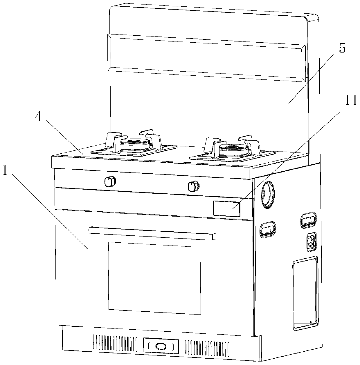 Integrated stove