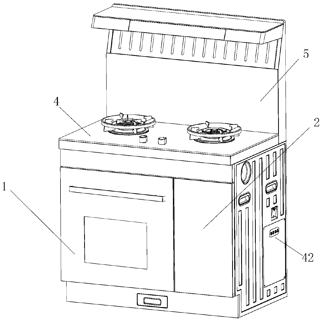 Integrated stove