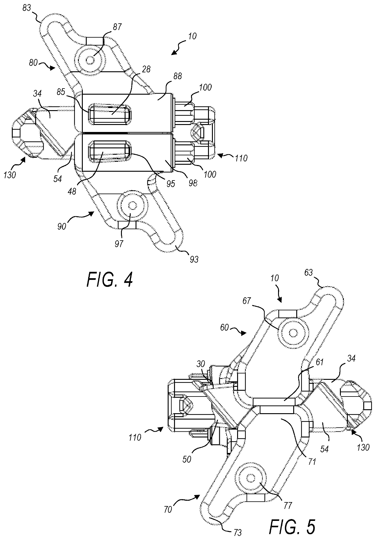 Expandable interspinous process fixation device