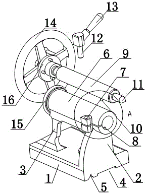 Drilling device for rubber sheets