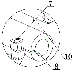 Drilling device for rubber sheets