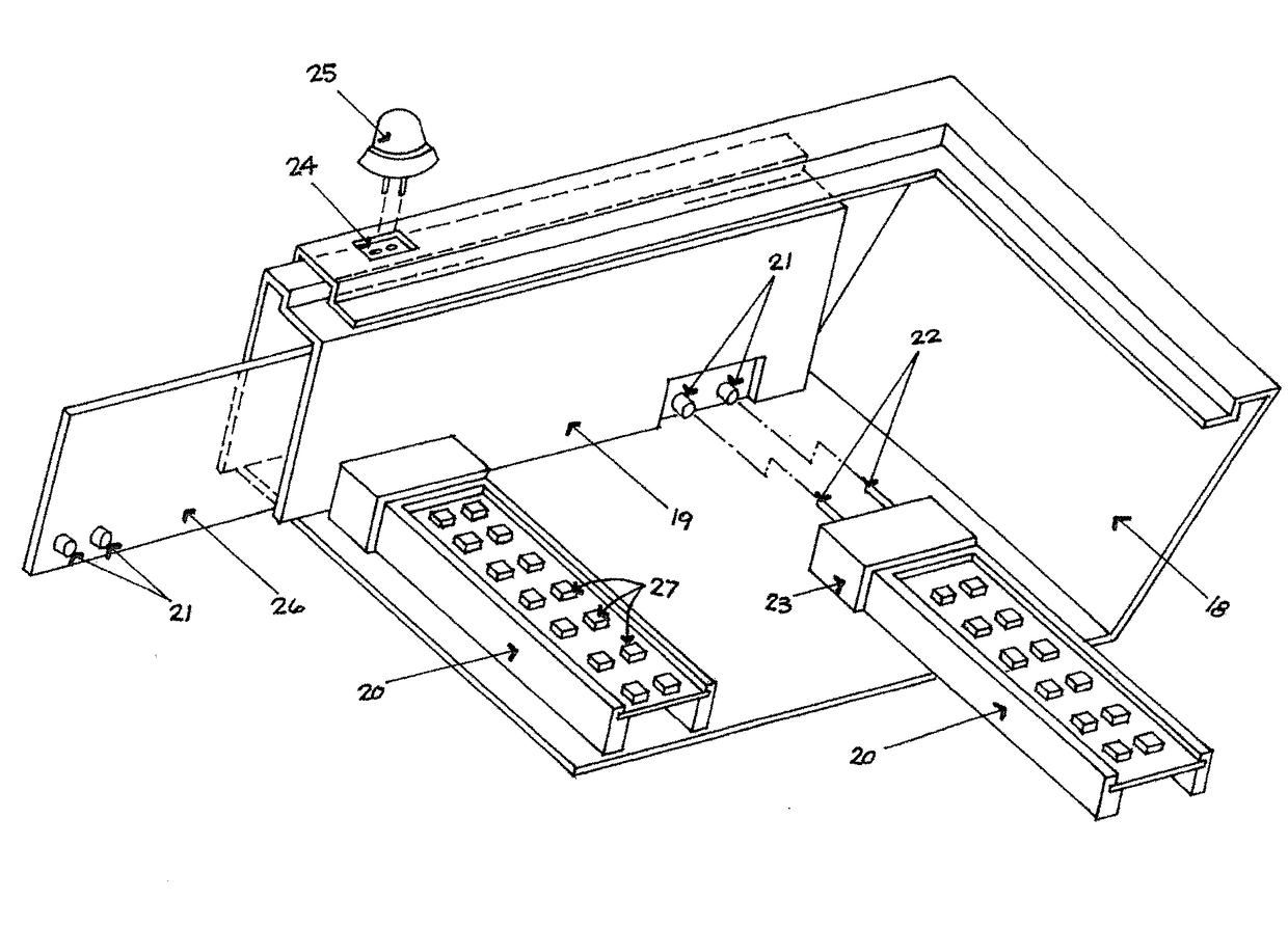 LED light fixture assembly