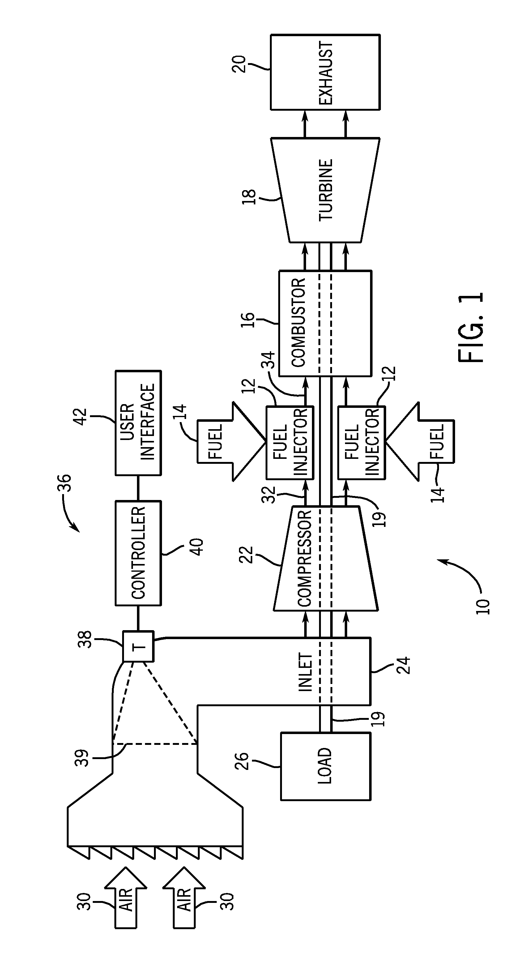 System and method for compressor inlet temperature measurement