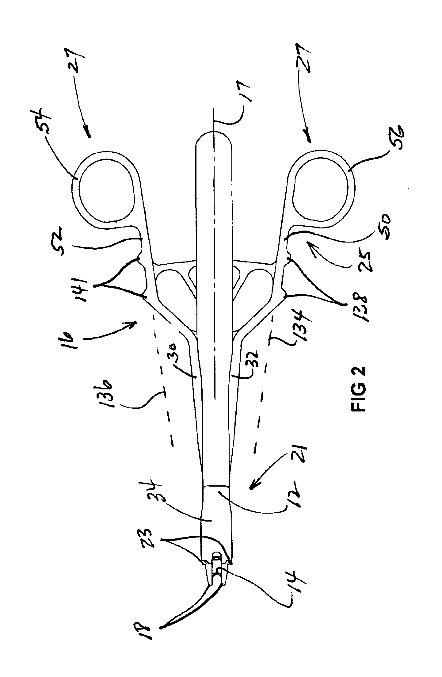 Surgical instrument with improved handle assembly