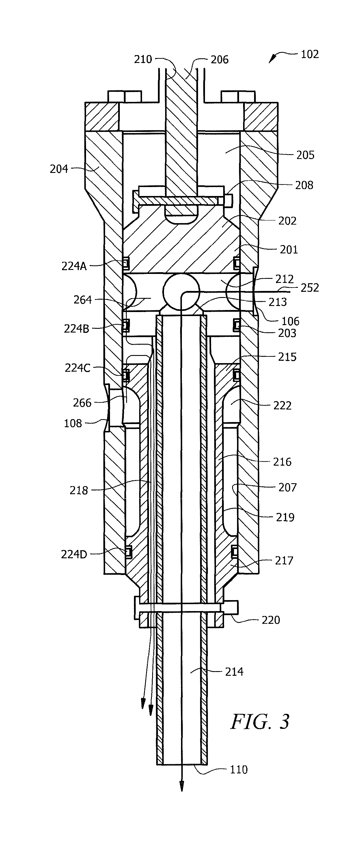 Actuating dump valve