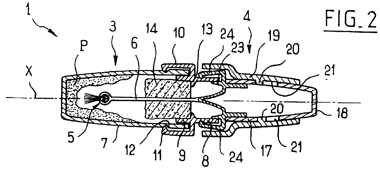 Device including a brush for applying makeup, a method of manufacture, and an applicator