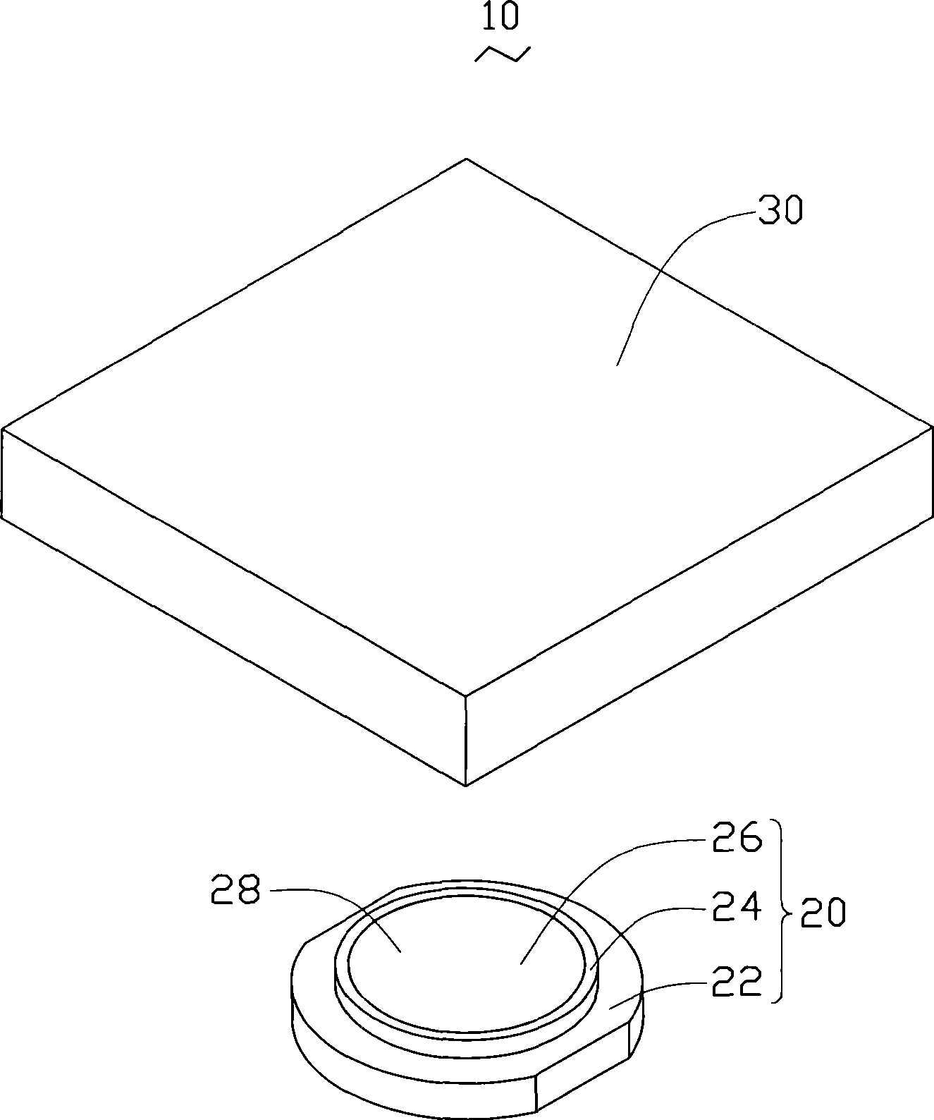 Light emitting diode combination