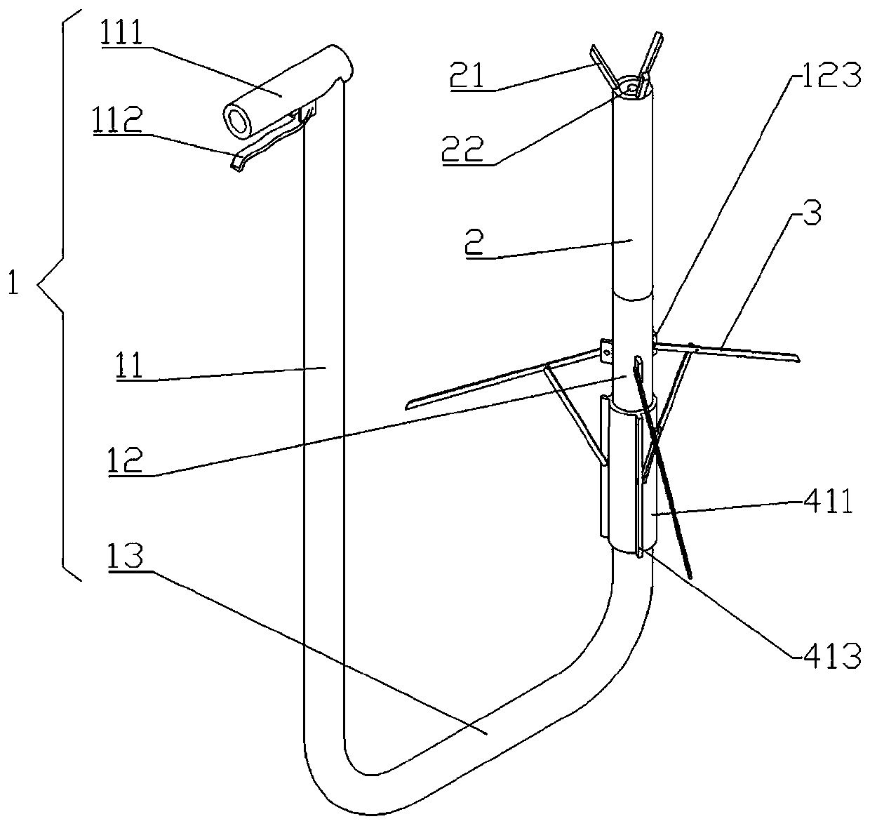 Clamping device for glazing porcelain