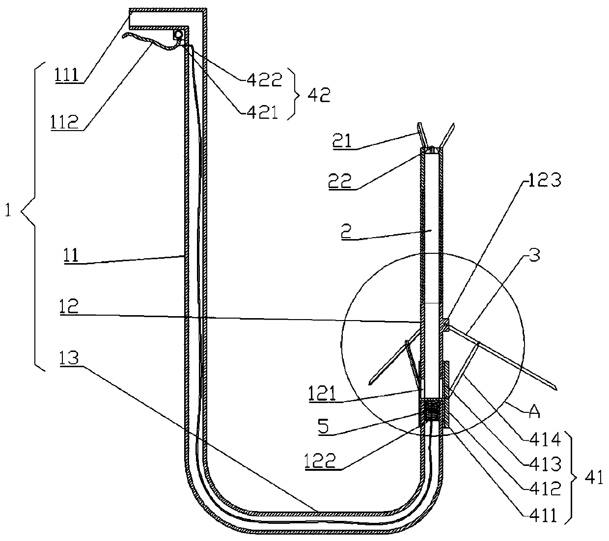 Clamping device for glazing porcelain