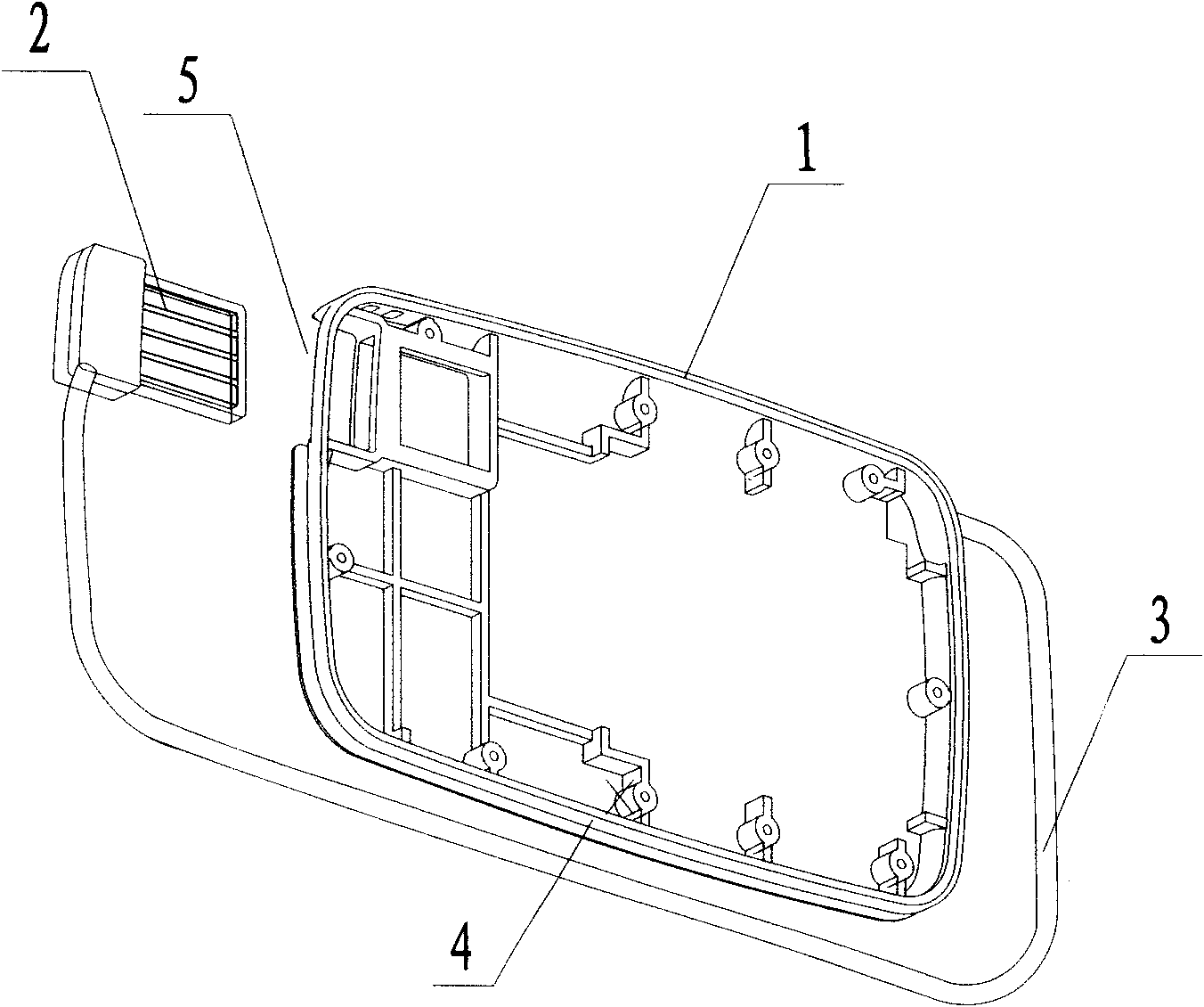 Electronic equipment connected with USB adapter