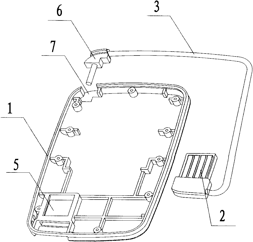 Electronic equipment connected with USB adapter