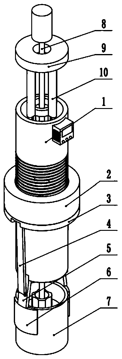 Recyclable hepatic portal occlusion device under laparoscope