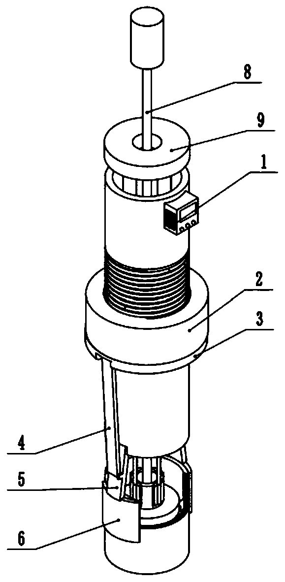 Recyclable hepatic portal occlusion device under laparoscope