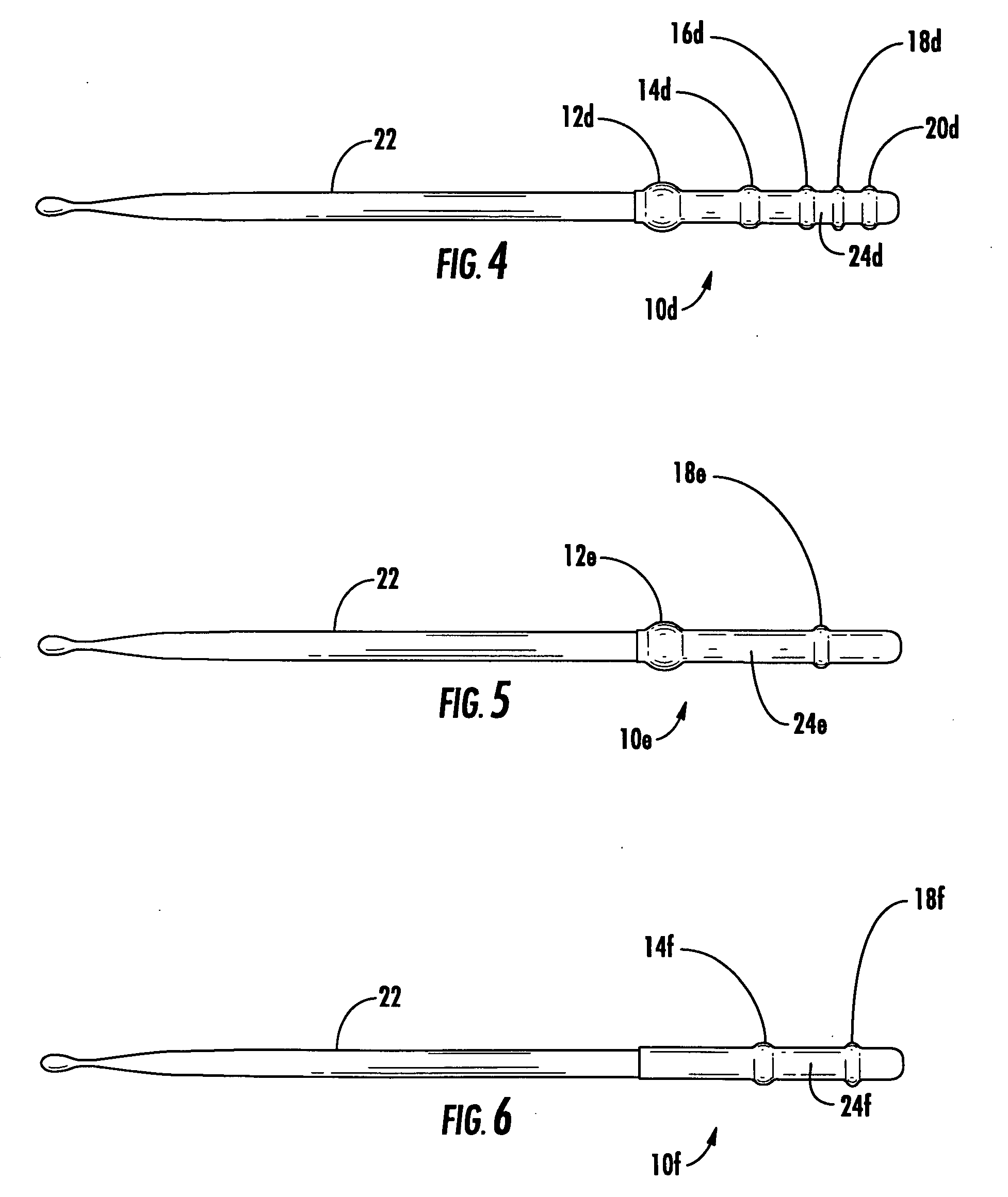 Ergonomic drumstick grips