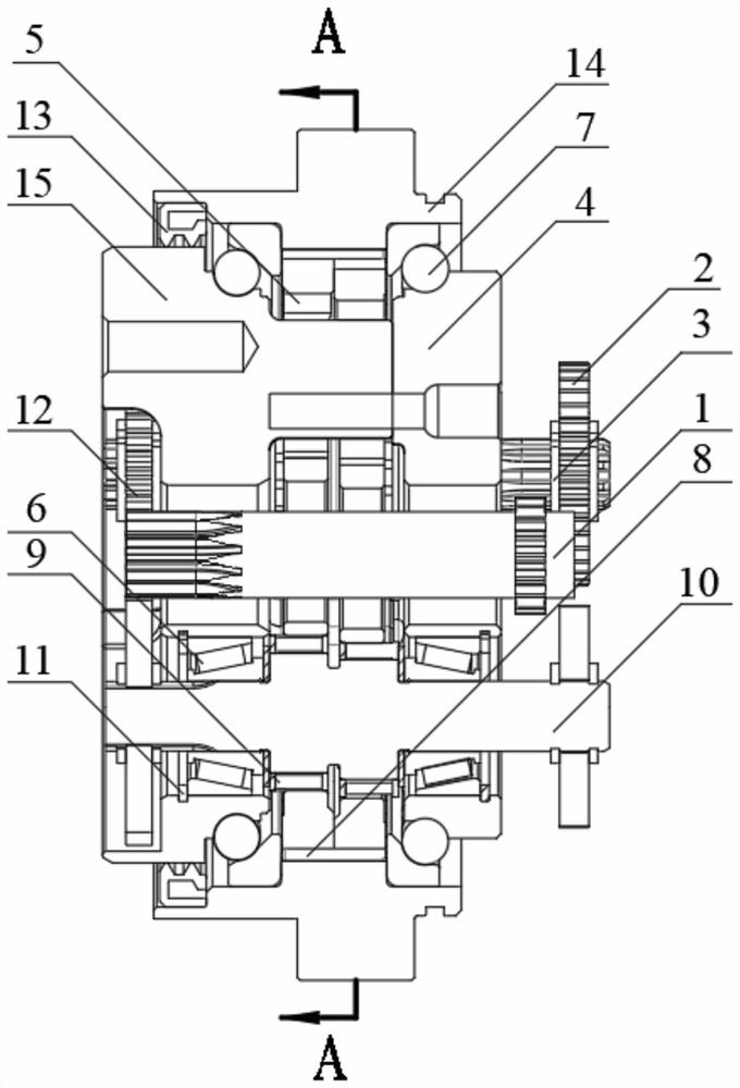 Two-gear variable-speed-ratio RV speed reducer