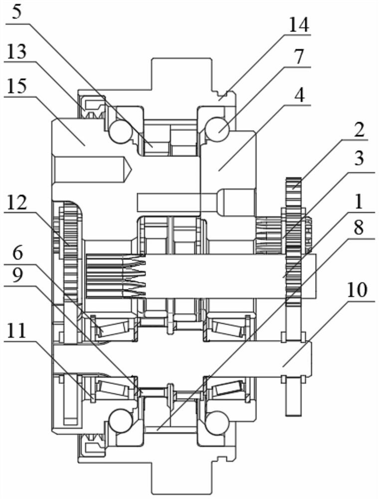 Two-gear variable-speed-ratio RV speed reducer