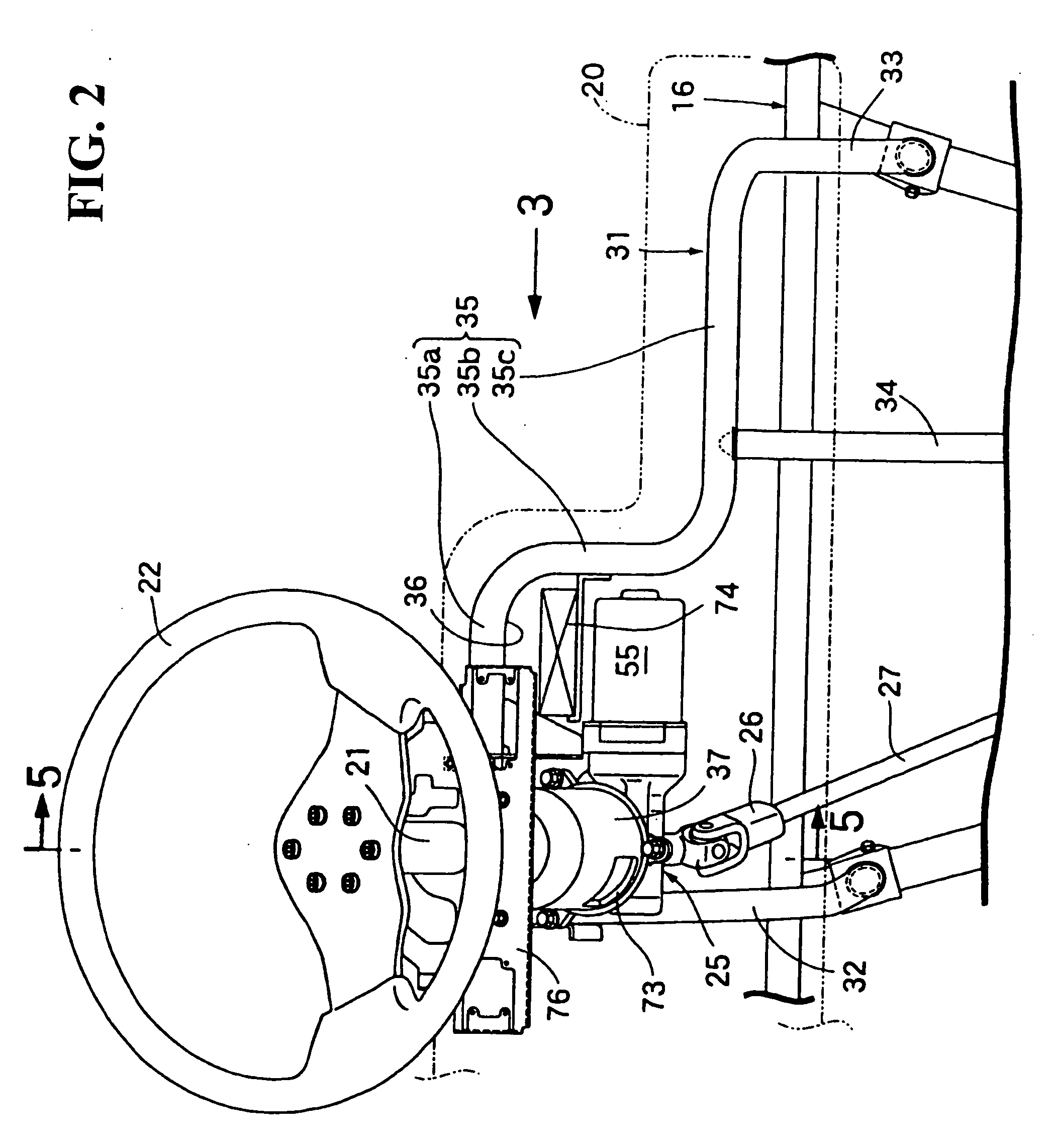 Power steering system for vehicle