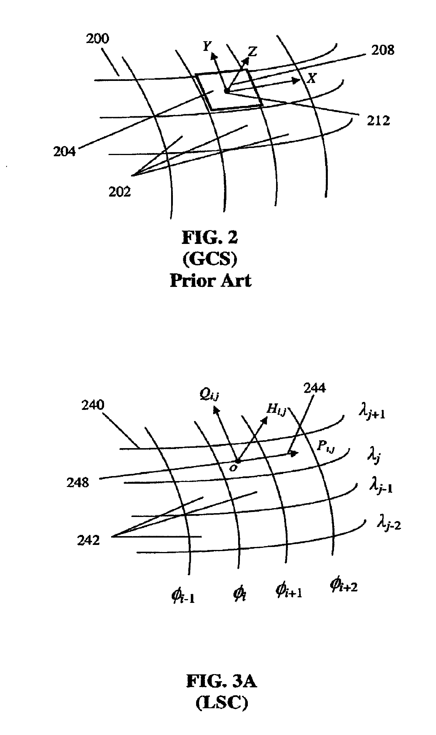 System and method of simulating with respect to spheroid reference models using local surface coordinates