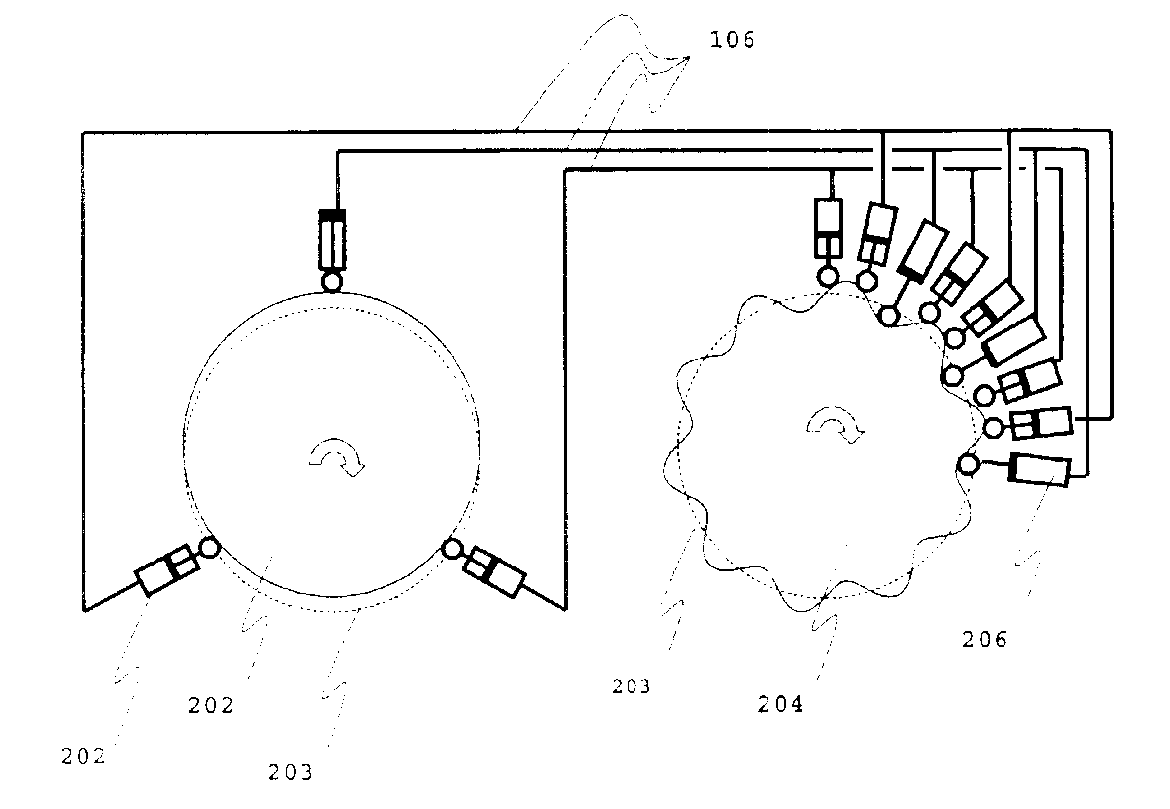 Polyphase hydraulic drive system