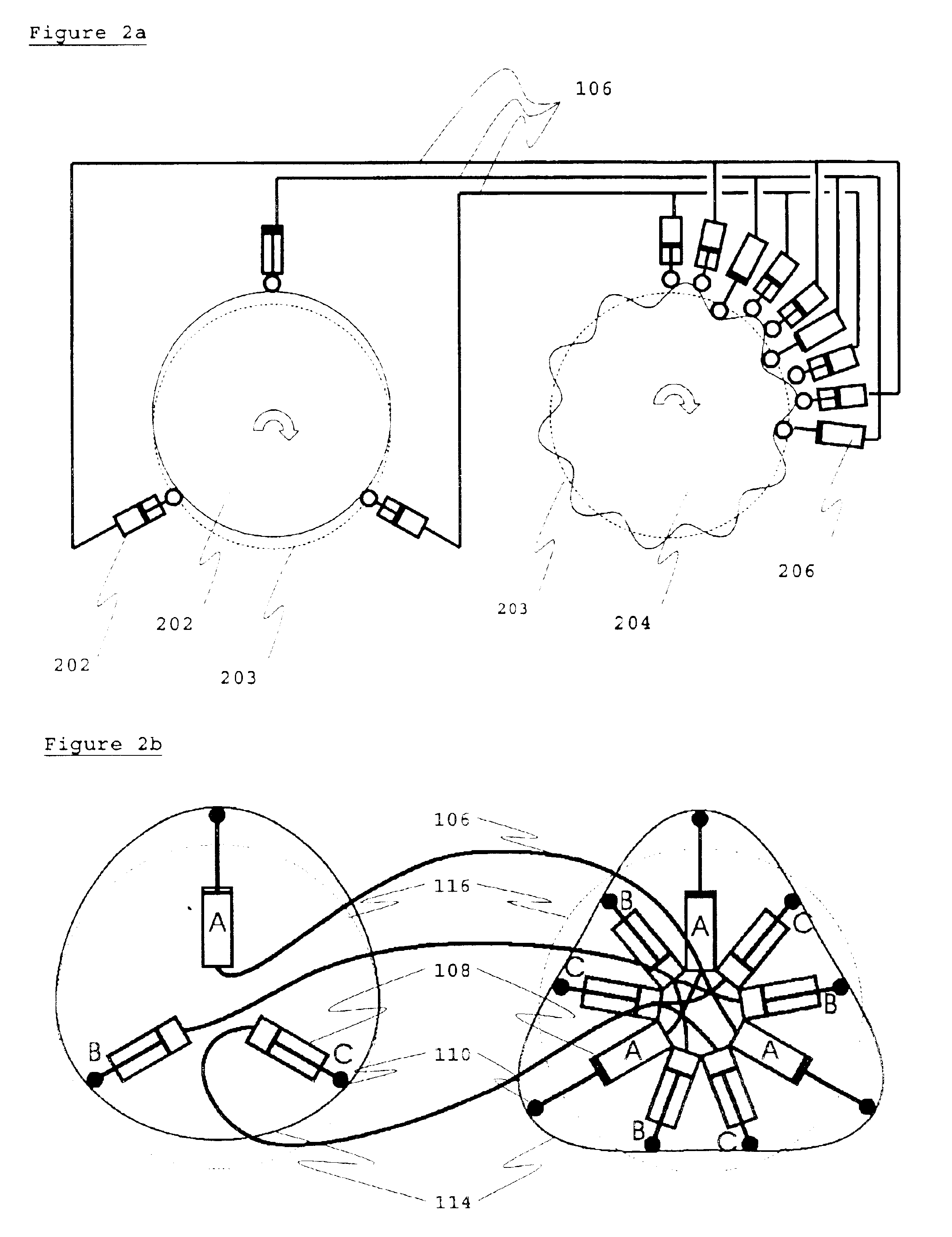 Polyphase hydraulic drive system