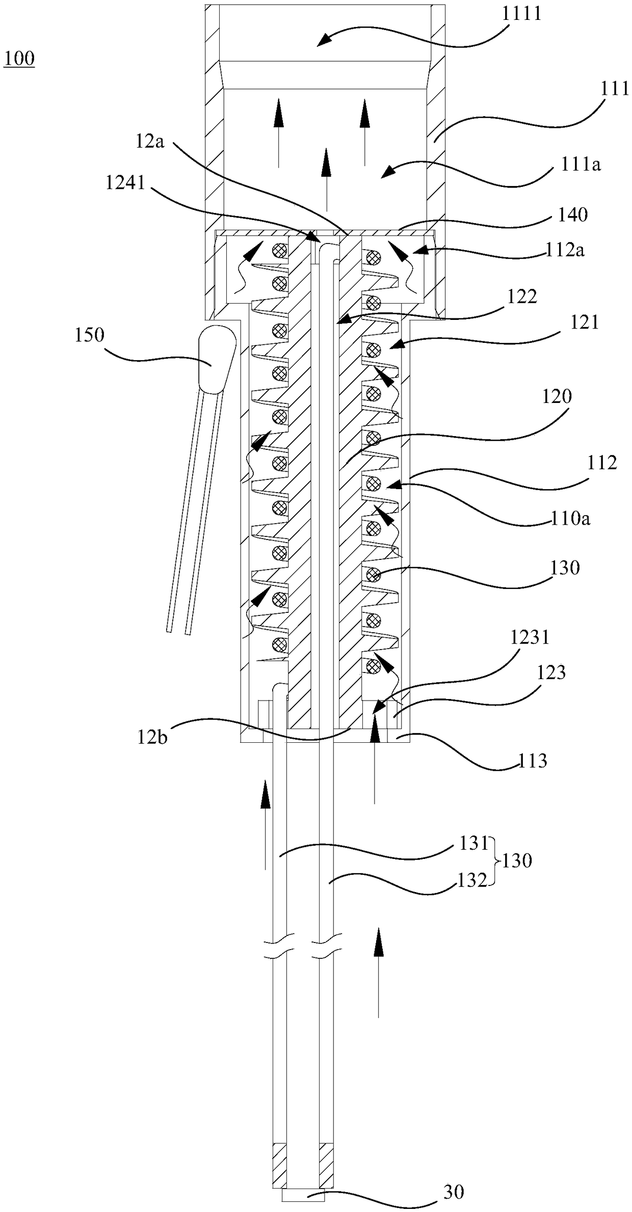 Heat-not-burn smoking appliance and its heating component