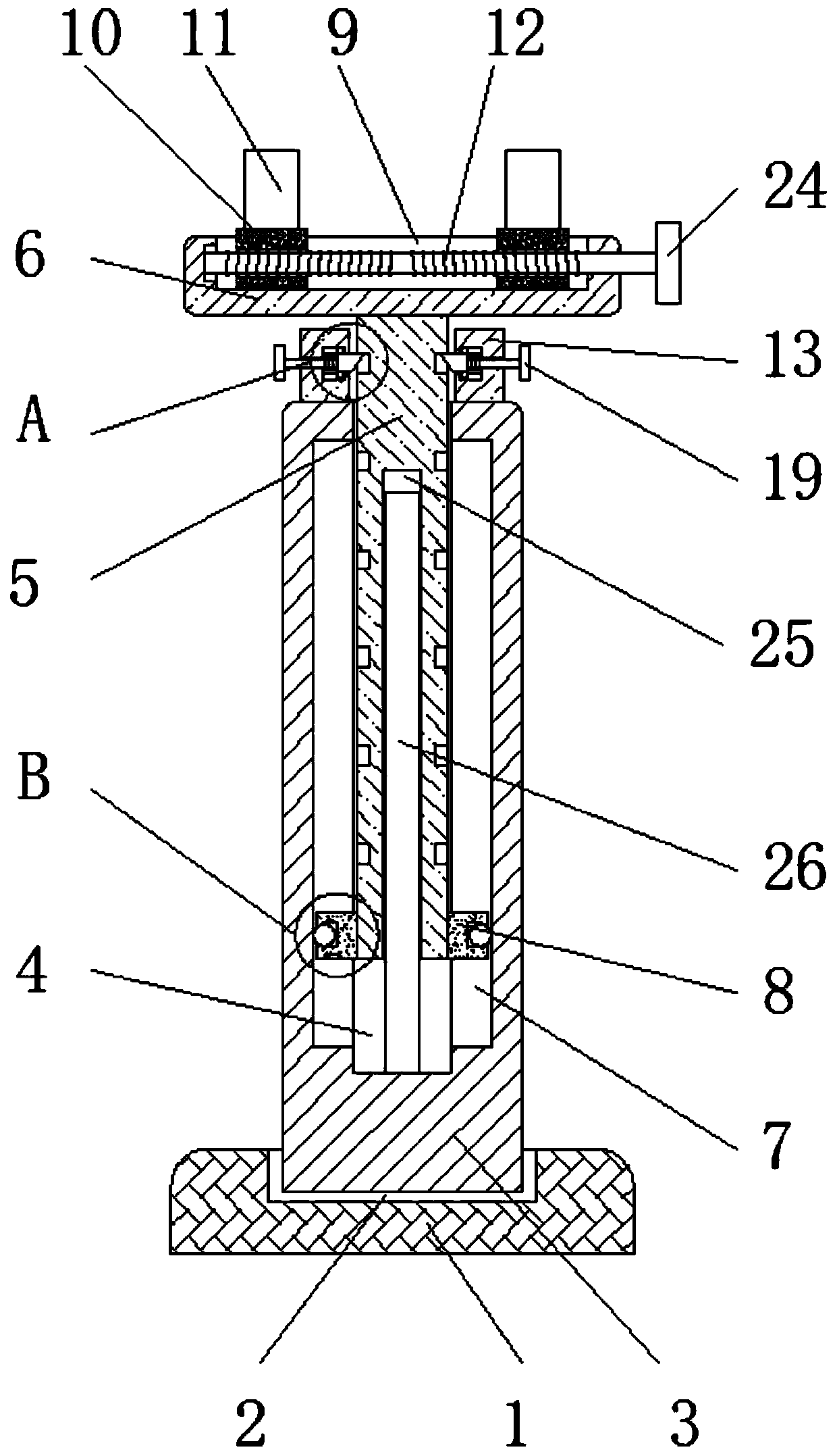 Building bracket convenient to collect and transport for construction