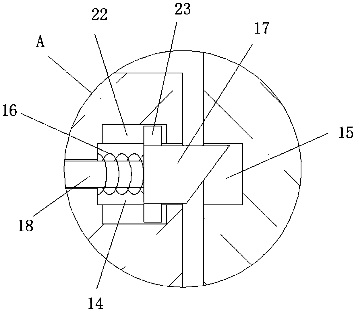 Building bracket convenient to collect and transport for construction