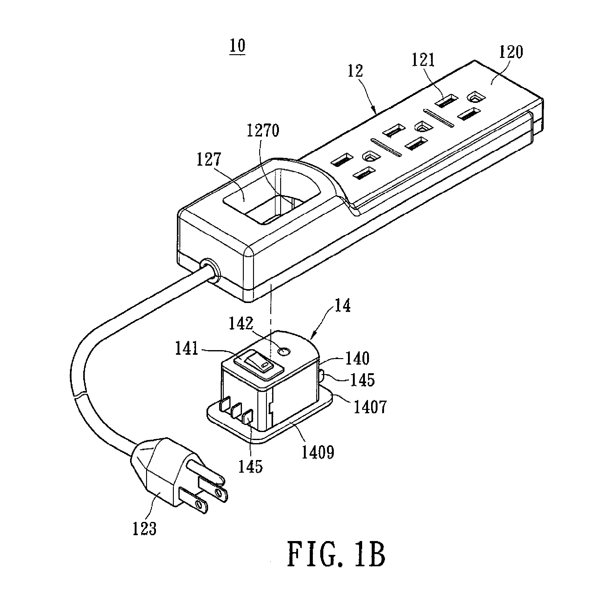 Electric receptacle apparatus with replaceable protection module