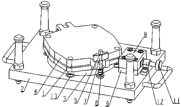 Drilling jig for plugging cap