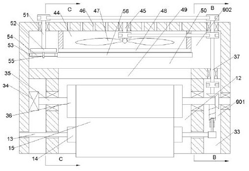 A winding device for non-woven fabrics