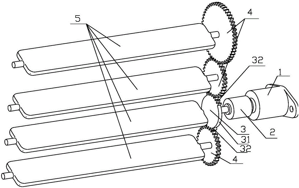 Driving device and method of conditioner swing blades and air conditioner