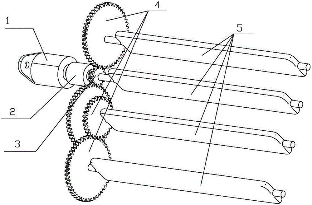 Driving device and method of conditioner swing blades and air conditioner