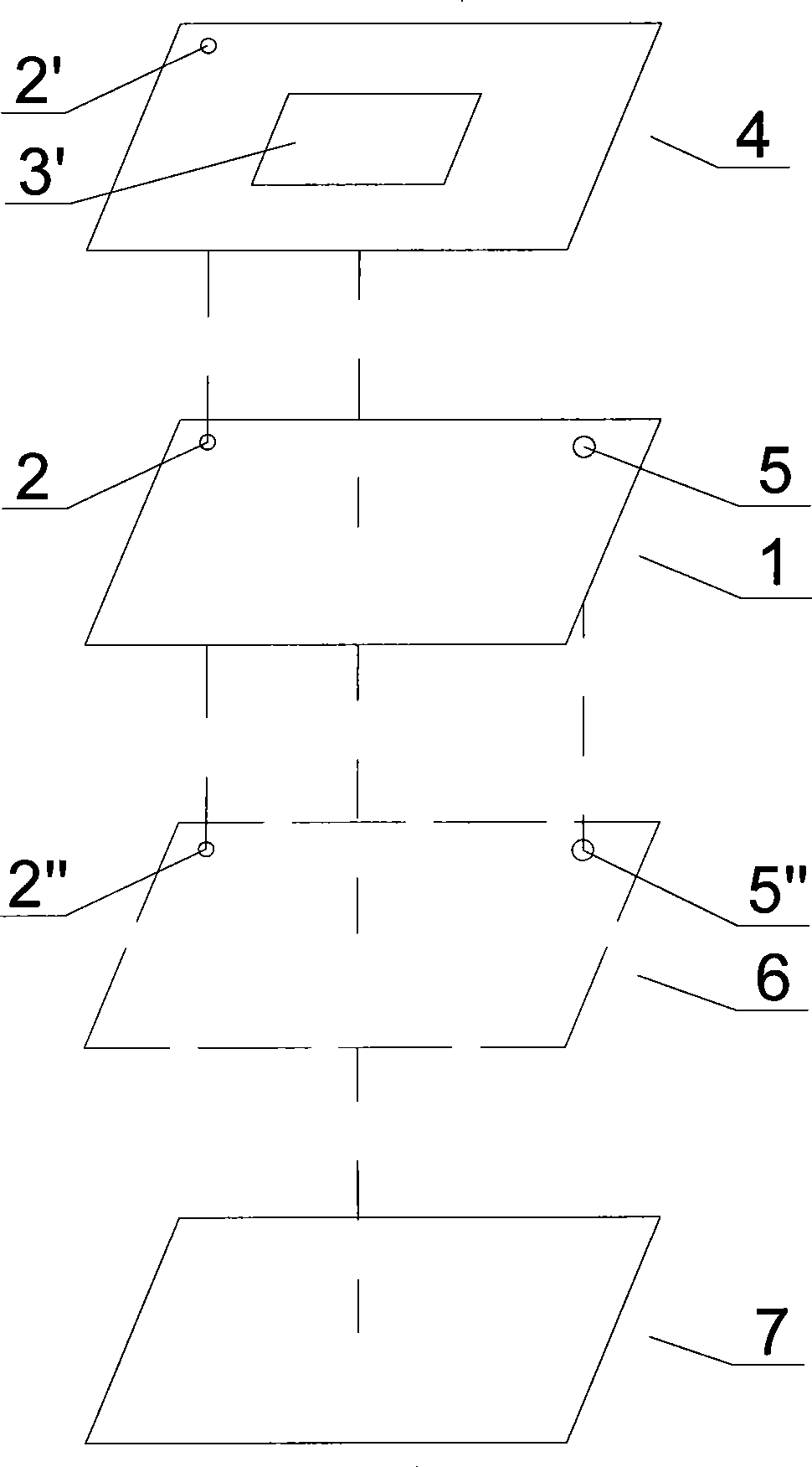 Method for manufacturing hollowed-out board