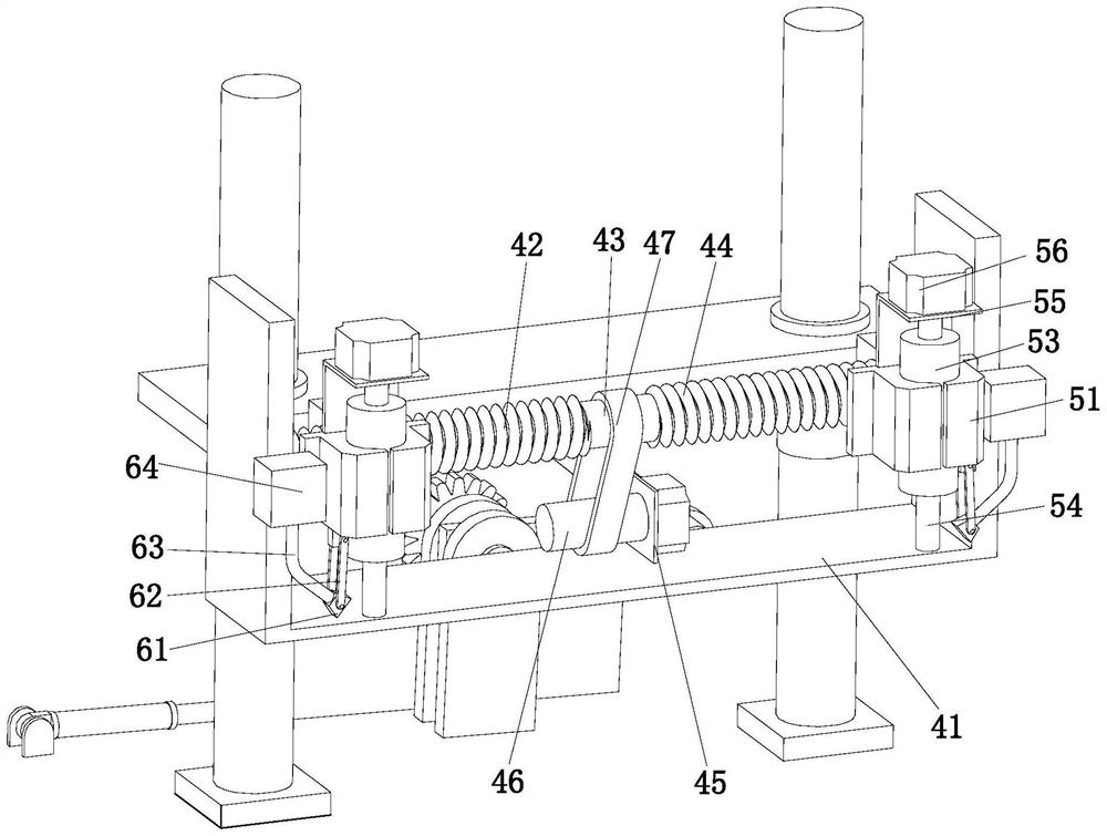 Door opening reaming machining device and process based on MPR numerical control drill machining