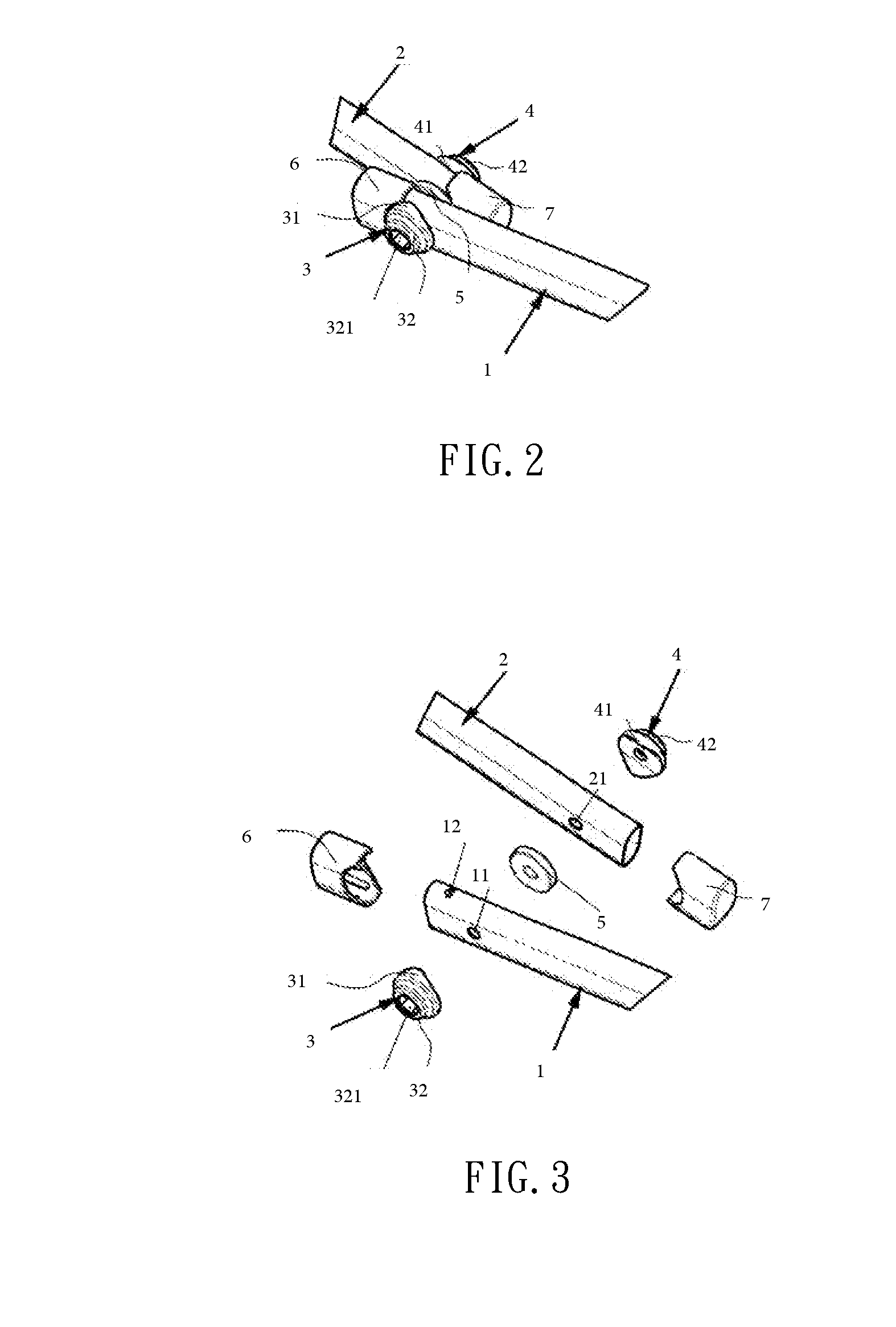 Connection mechanism for pivotally connecting two link rods