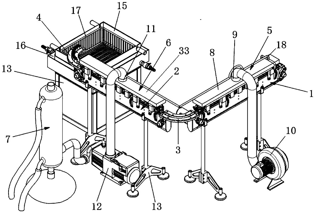 Cooling device for mechanical parts