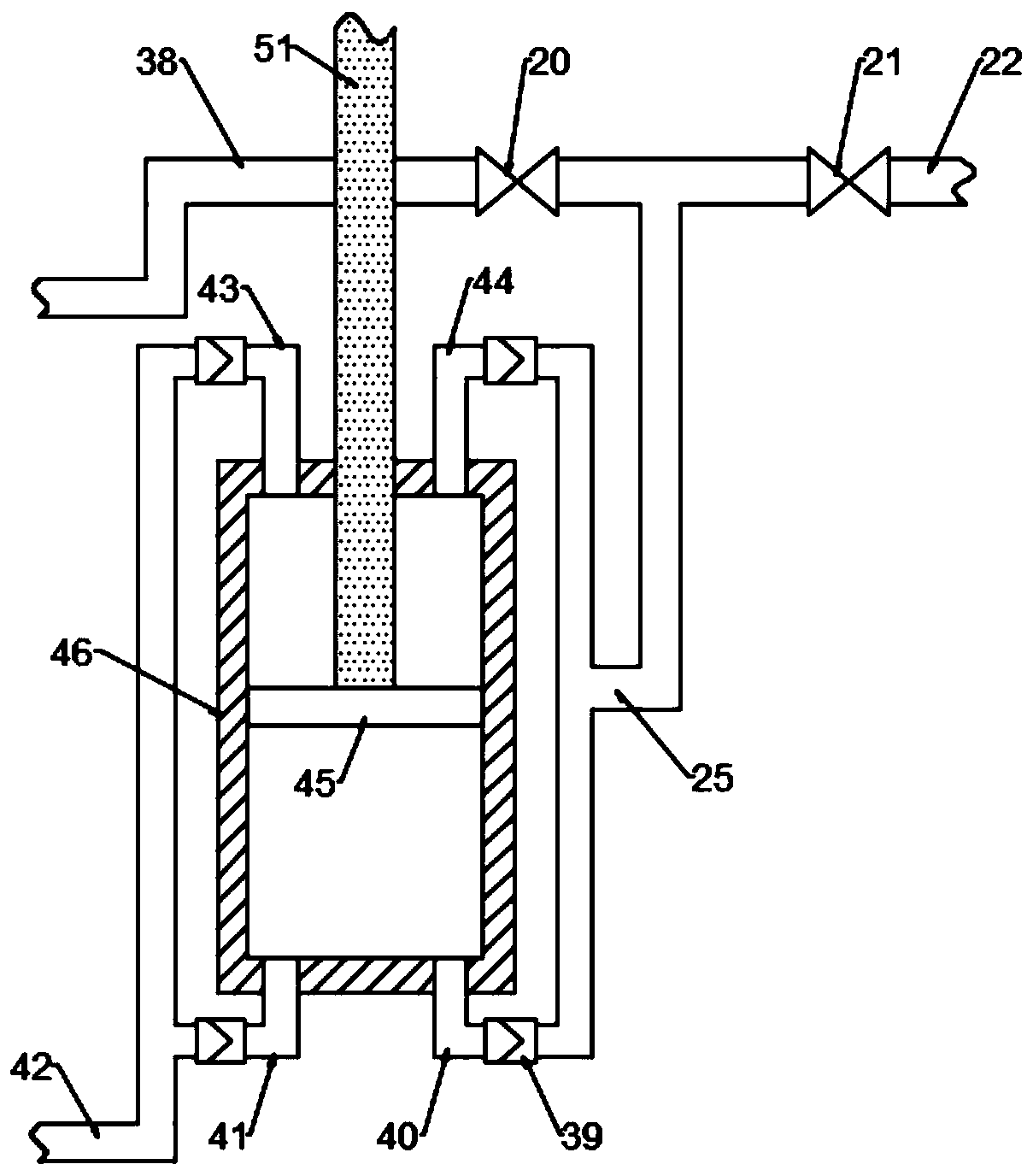 Irrigation device for water conservancy project