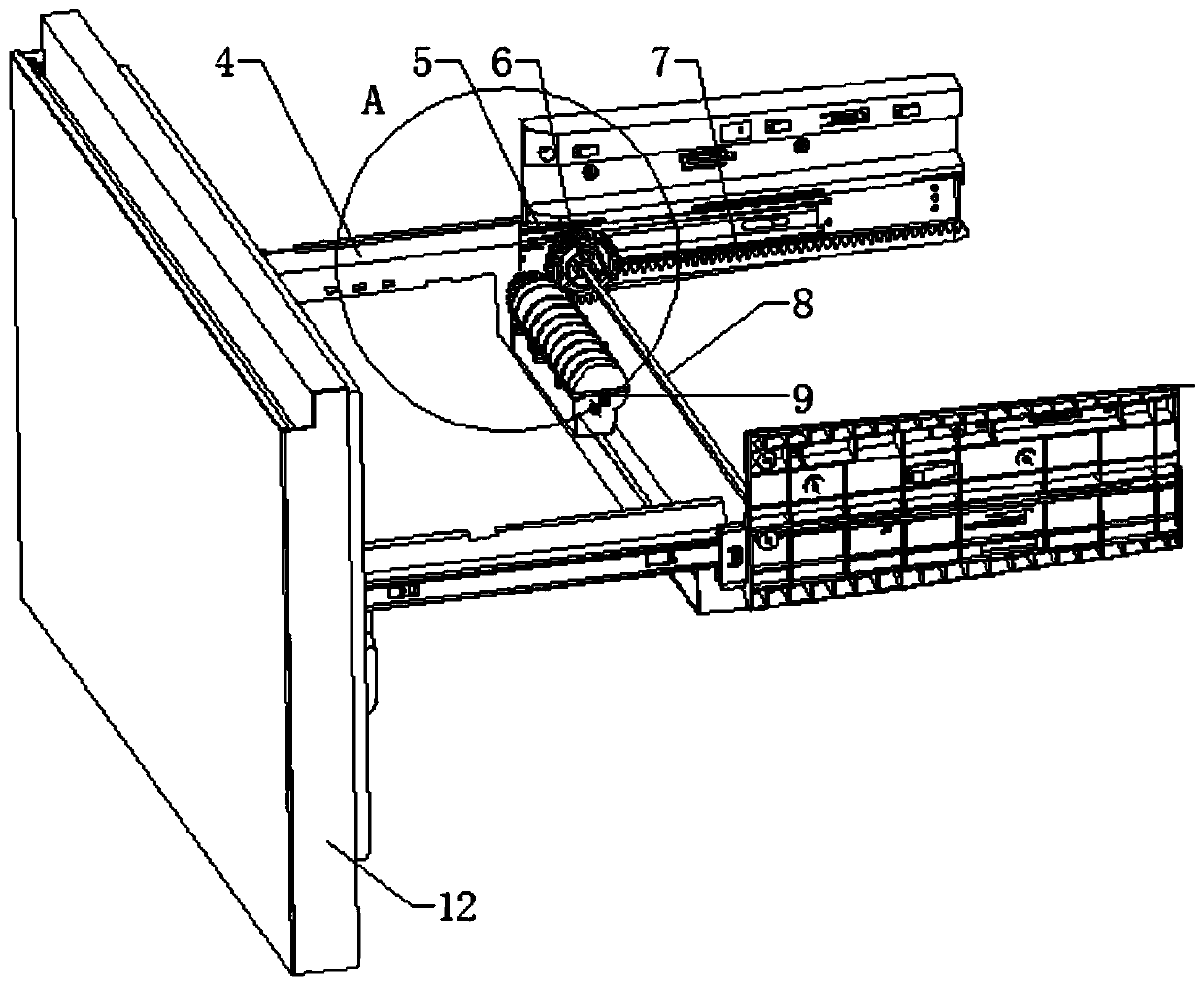 Refrigerator capable of automatically opening and closing door