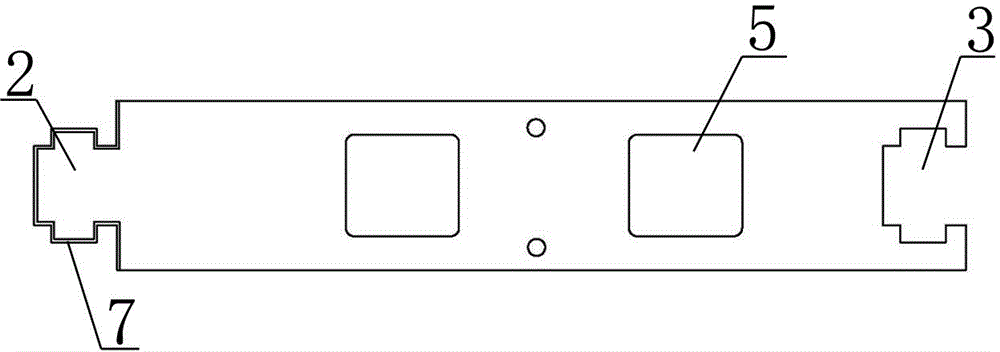 Assembled embedded type prefabricated hollow underground continuous wall and construction method thereof