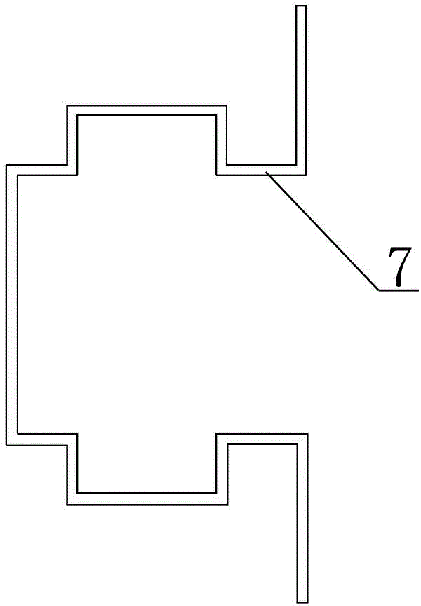 Assembled embedded type prefabricated hollow underground continuous wall and construction method thereof