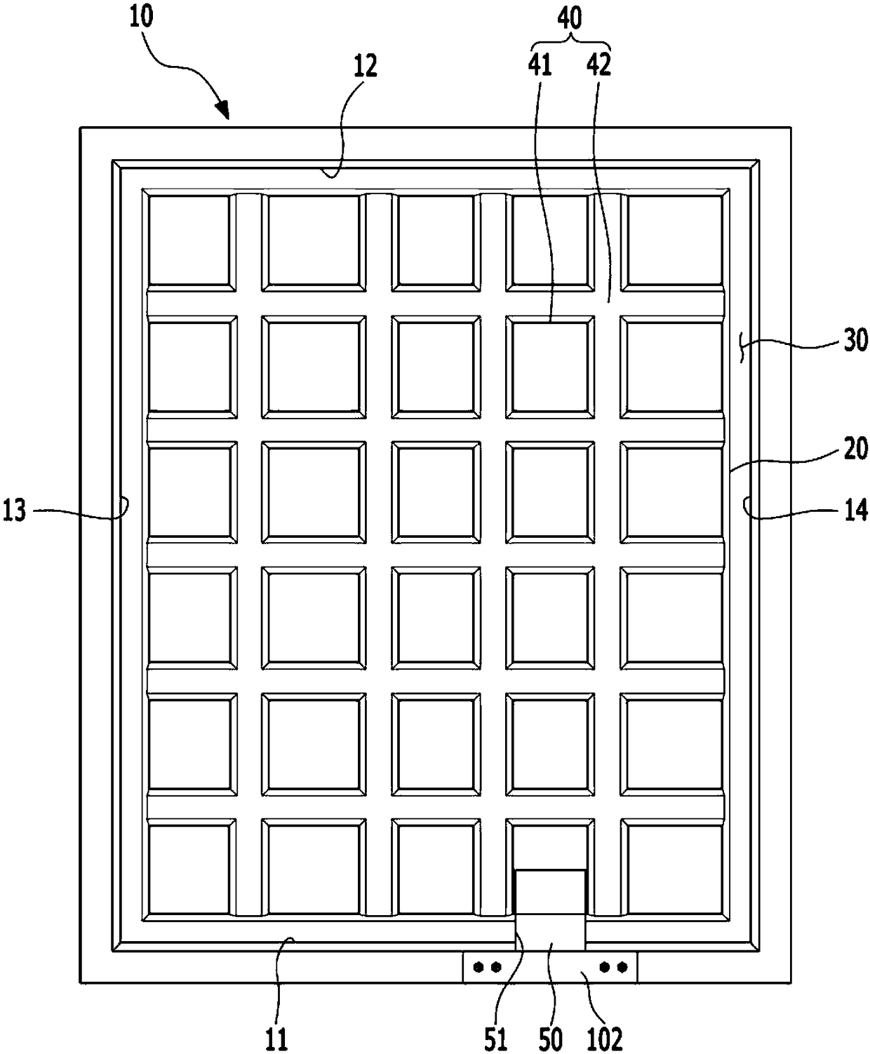 Hypocaust forming mold and method of manufacturing hypocaust body using same