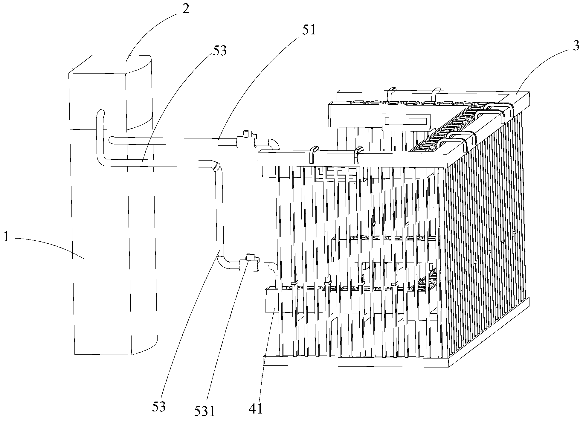 Household balcony fish and vegetable symbiotic system