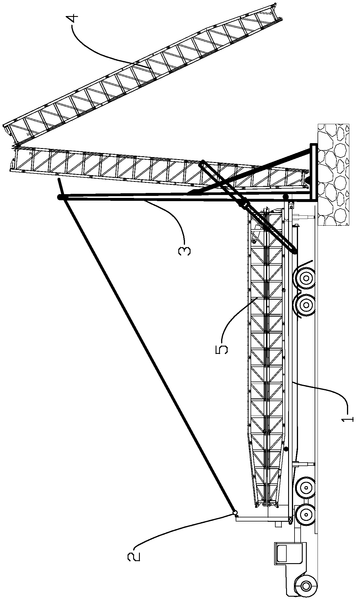 A method for erecting a split steel bridge