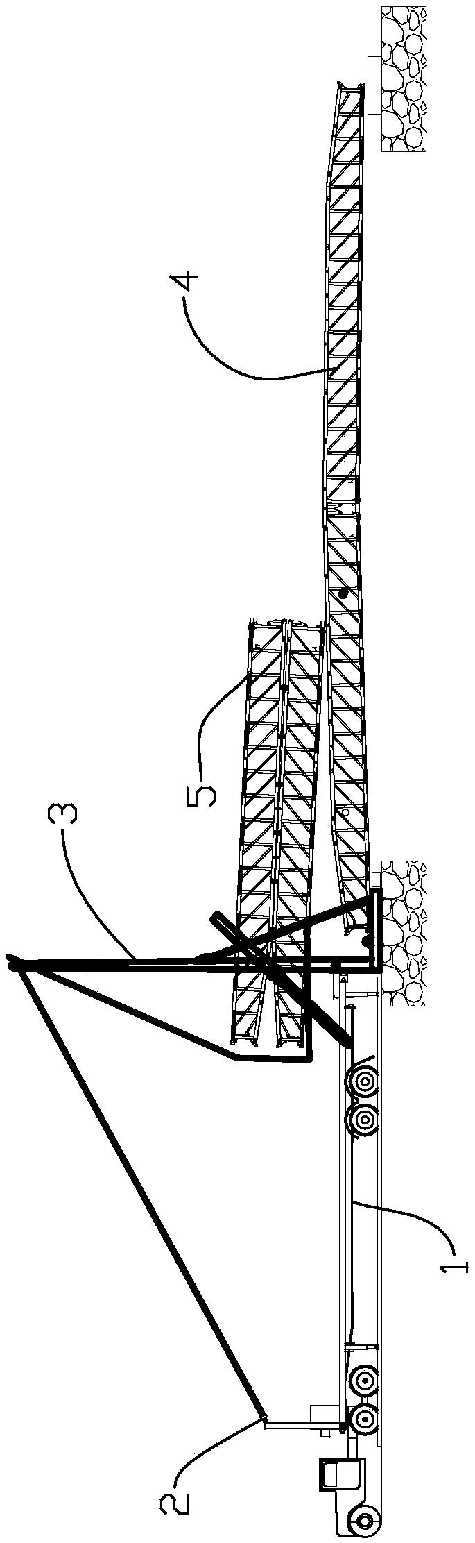 A method for erecting a split steel bridge