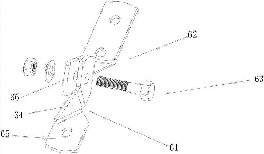 Four-direction supporting anti-swing support for fixing vertical pipe