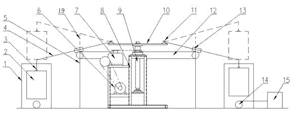 Automatic cleaning line for high-risk chemical containers