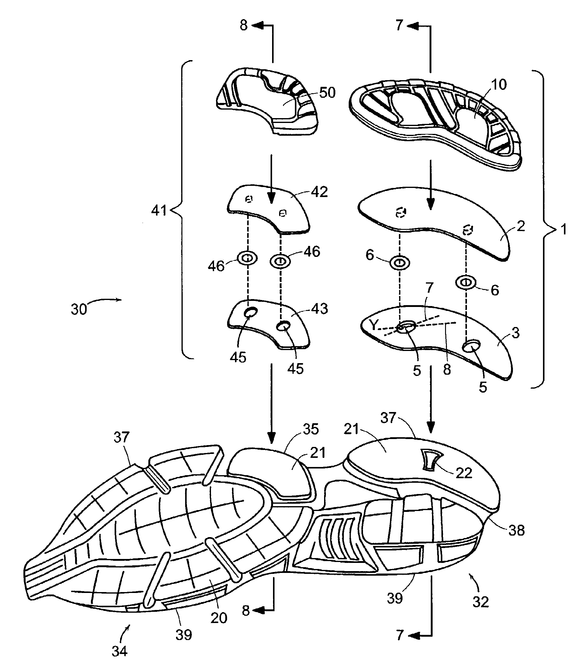 Full bearing 3D cushioning system