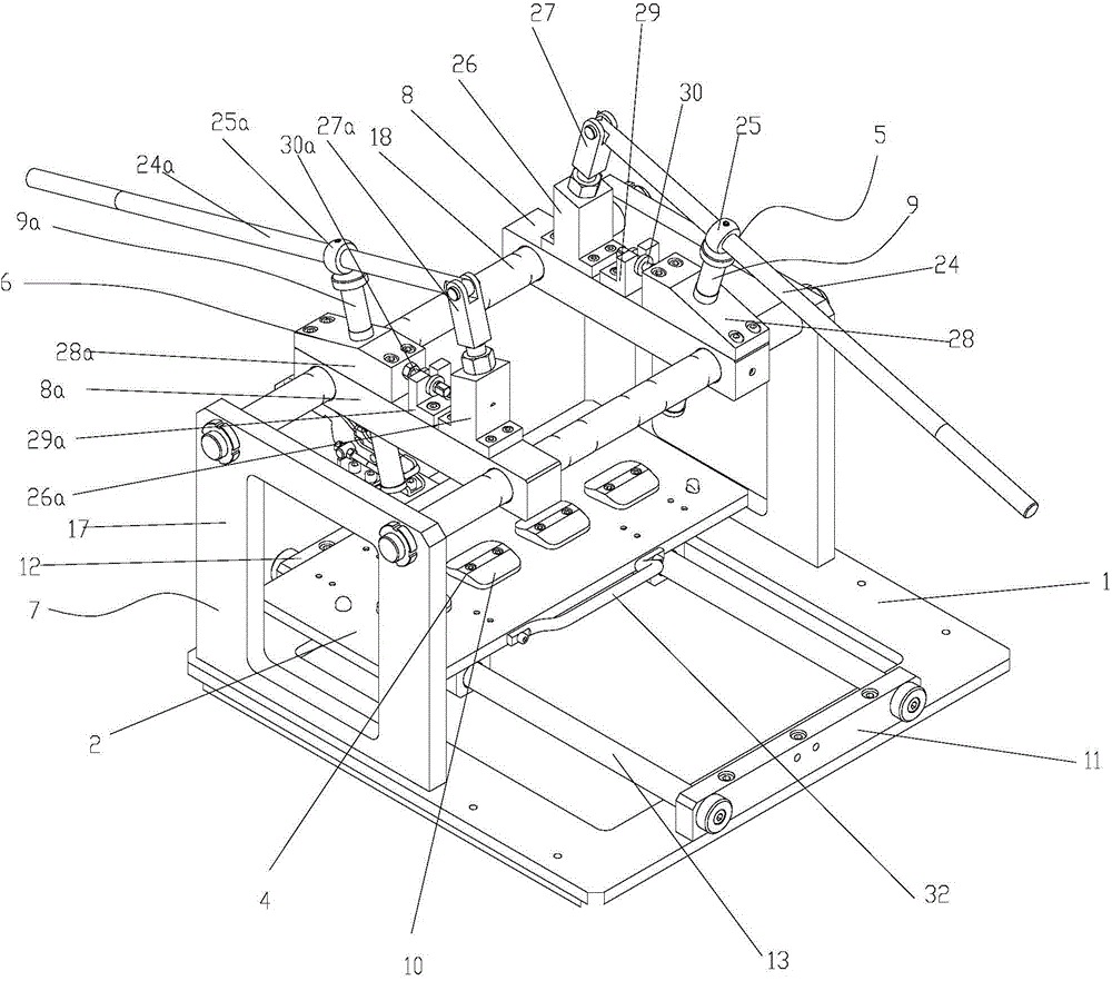 Assembling tool for valve locking block