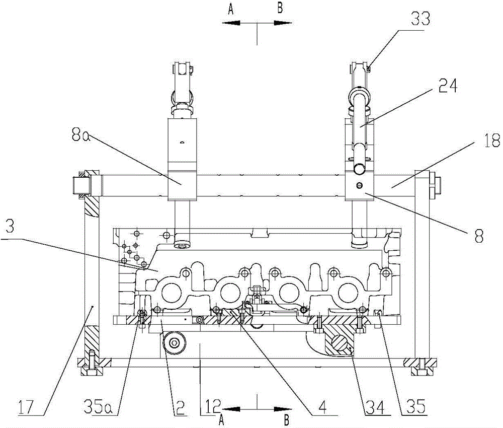 Assembling tool for valve locking block